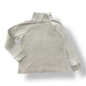 Crewcuts | Wide Button Collar Cloudspun Fleece Sweatshirt (6-7 yrs)